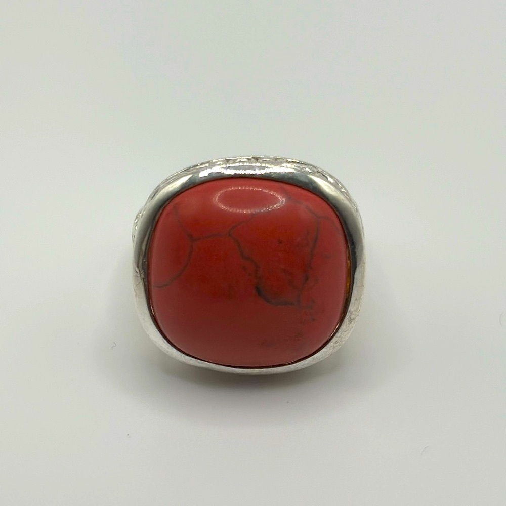Elegant 925 Sterling silver ring real stone